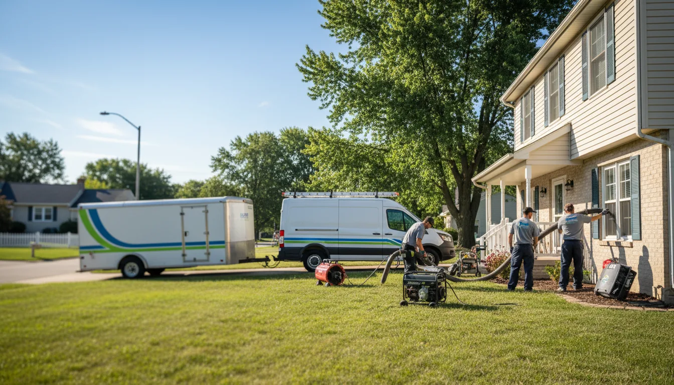 Flooded Basement Restoration And Cleanup With Repair in Nisula, MI near me